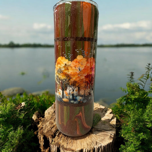 Fall Trees 30 oz beautiful tumbler