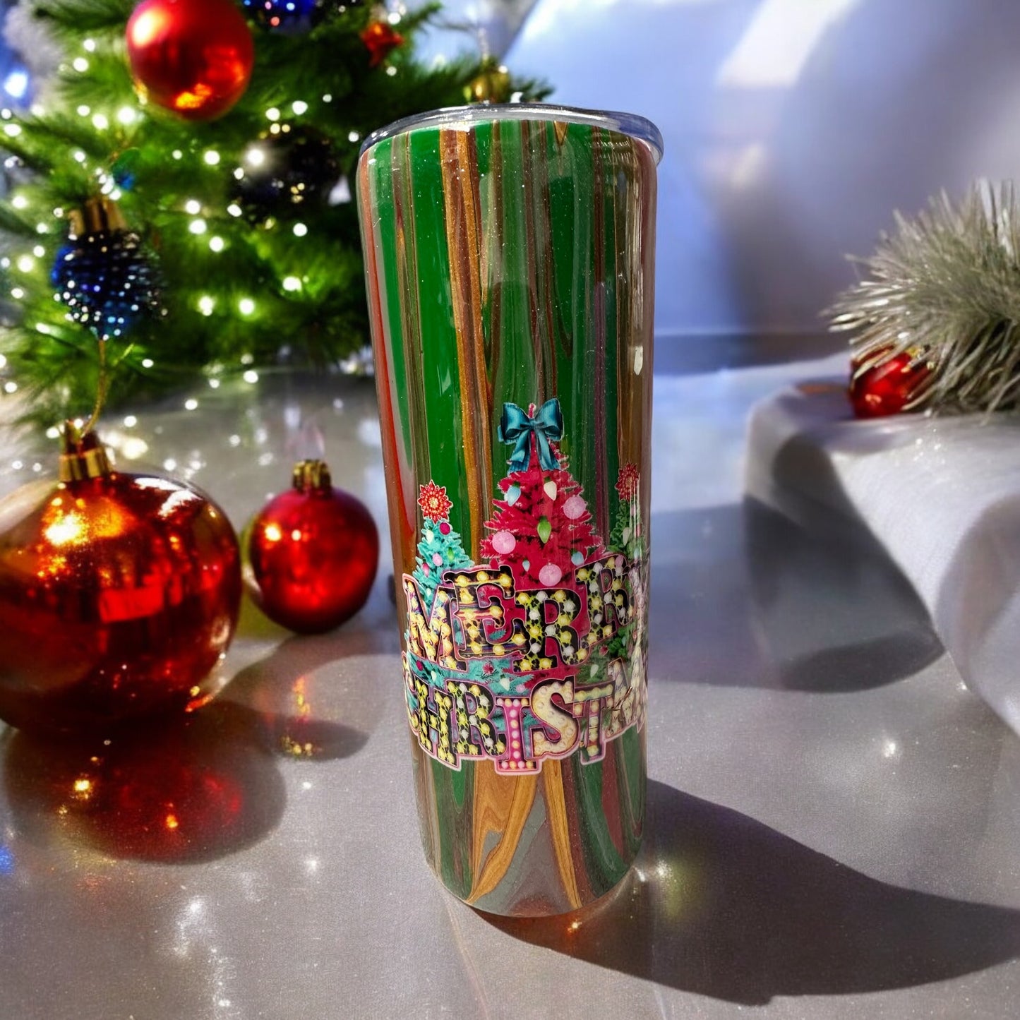 20 oz Merry Christmas Tumbler