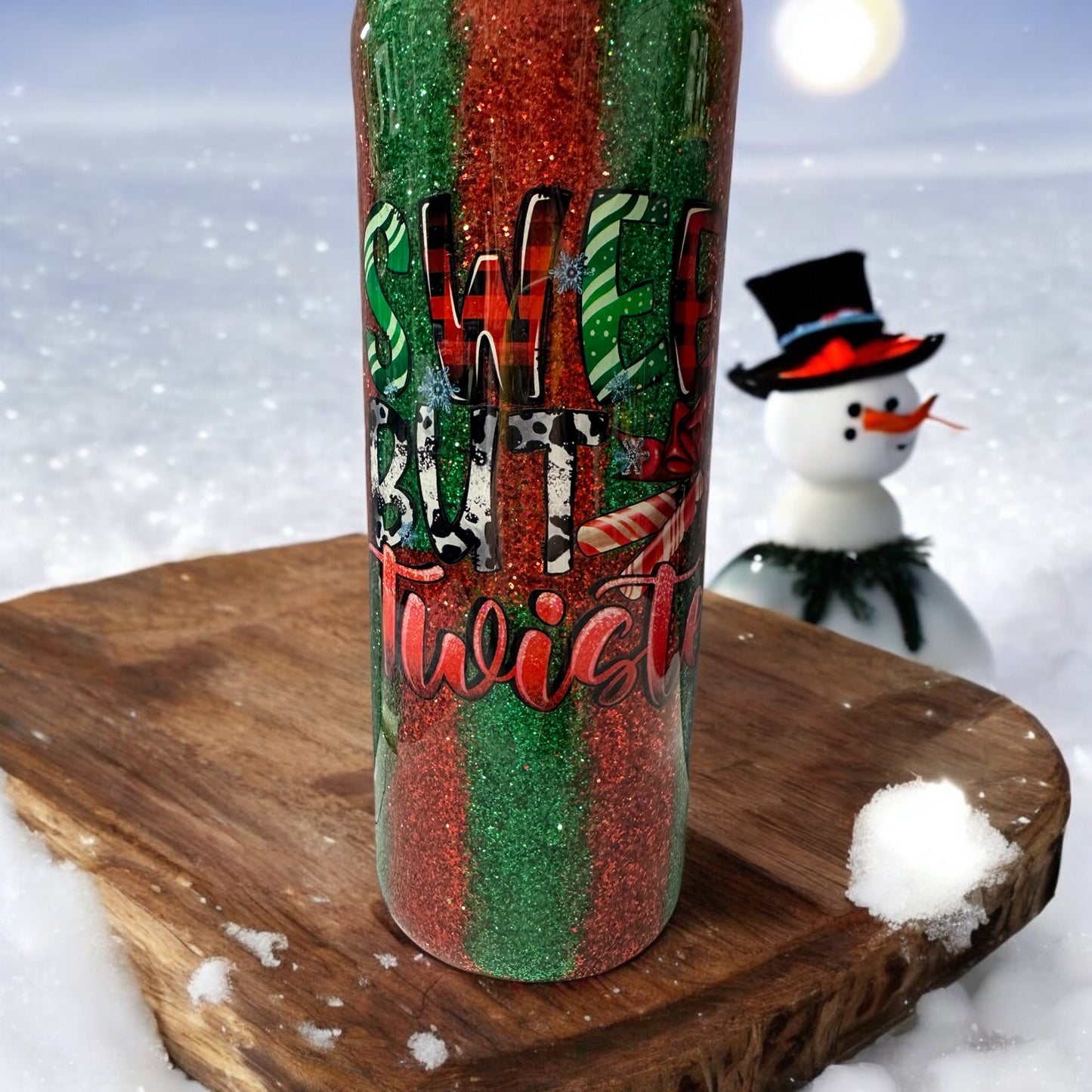 Sweet but Twisted Christmas 20 oz tumbler