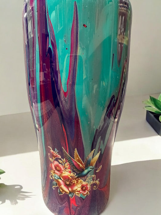 30 oz Hummingbird Tumbler