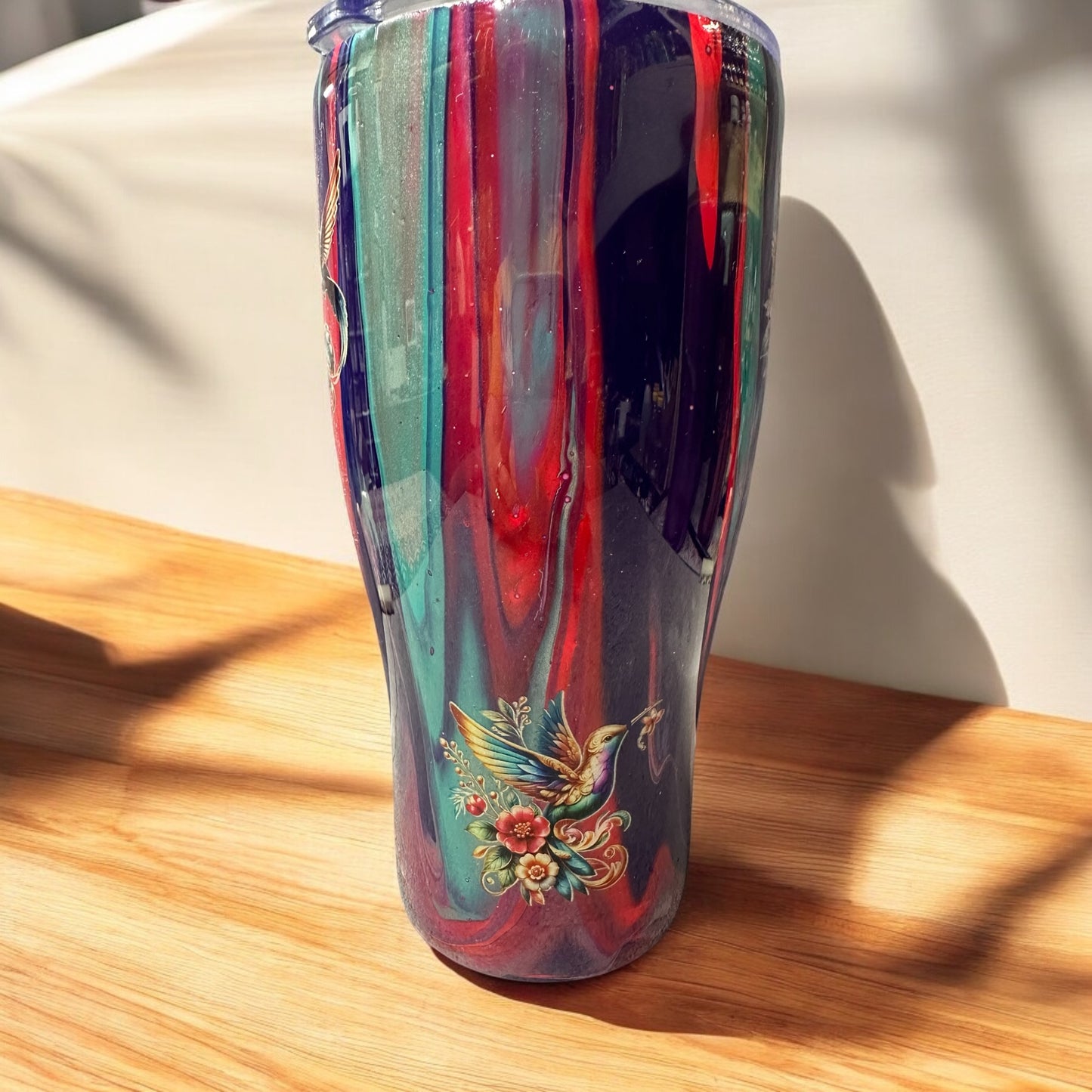 30 oz Hummingbird Tumbler