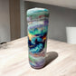 20 oz pastel northern lights type tumbler a must see