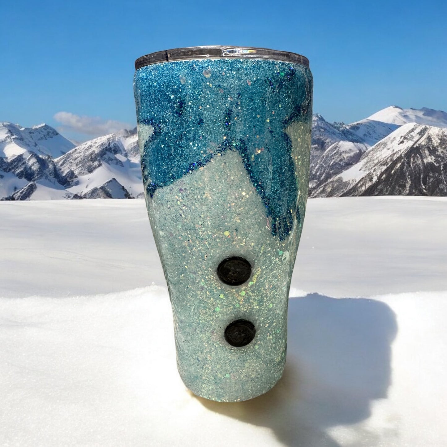 30 oz Snowman tumbler