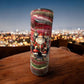 30 Oz tumbler with handle and Old time Santa and nutcrackers