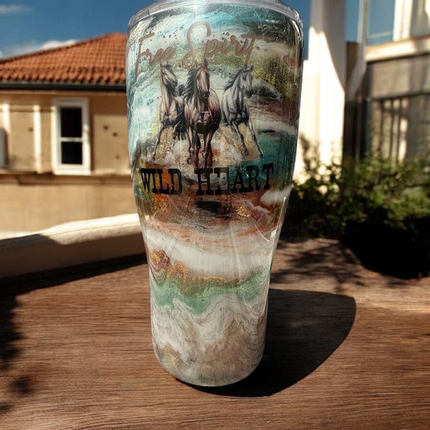 30 oz free spirit wild heart tumbler