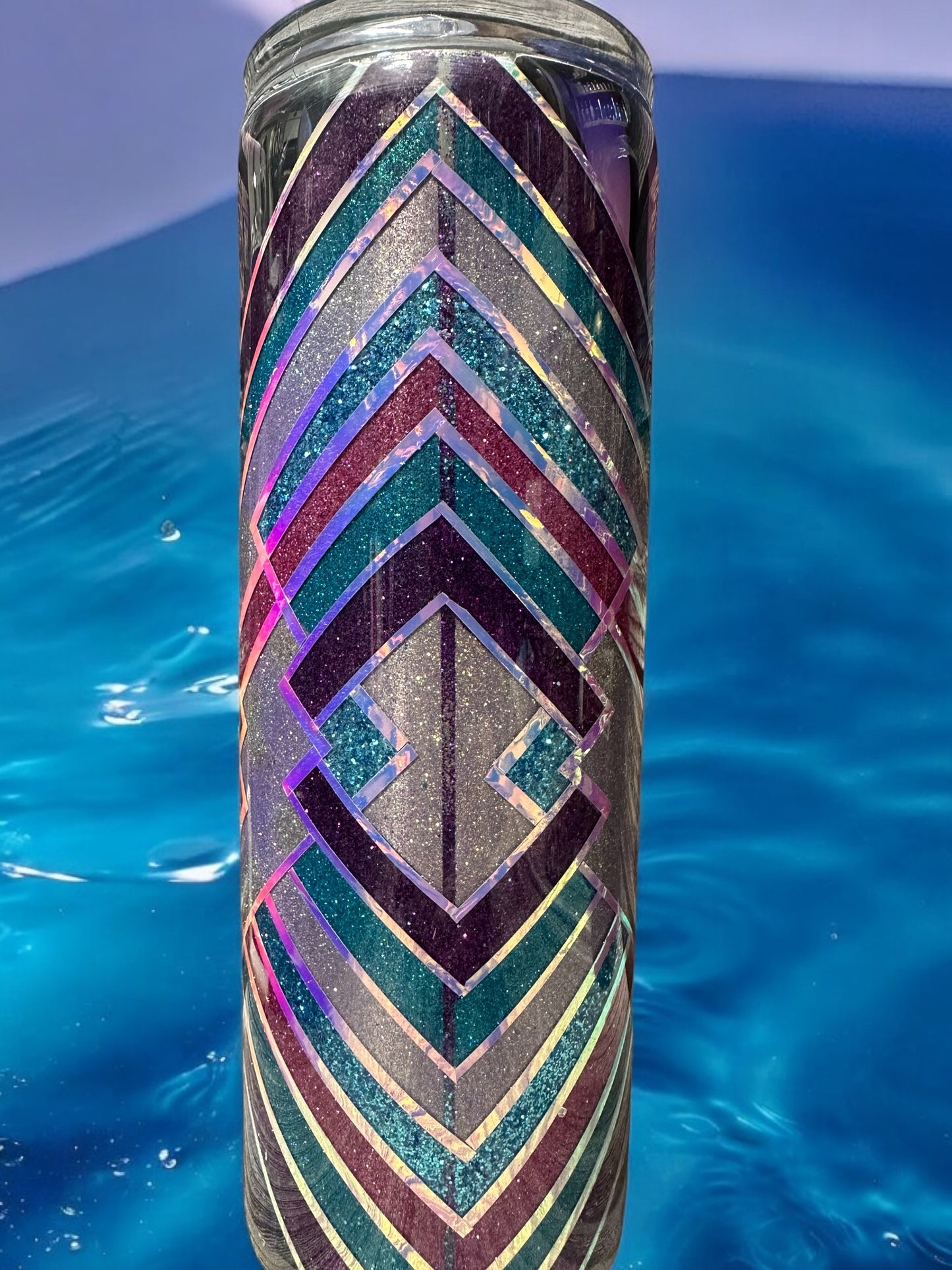 Amazing Vinyl and Glitter tumbler 20 oz tumbler