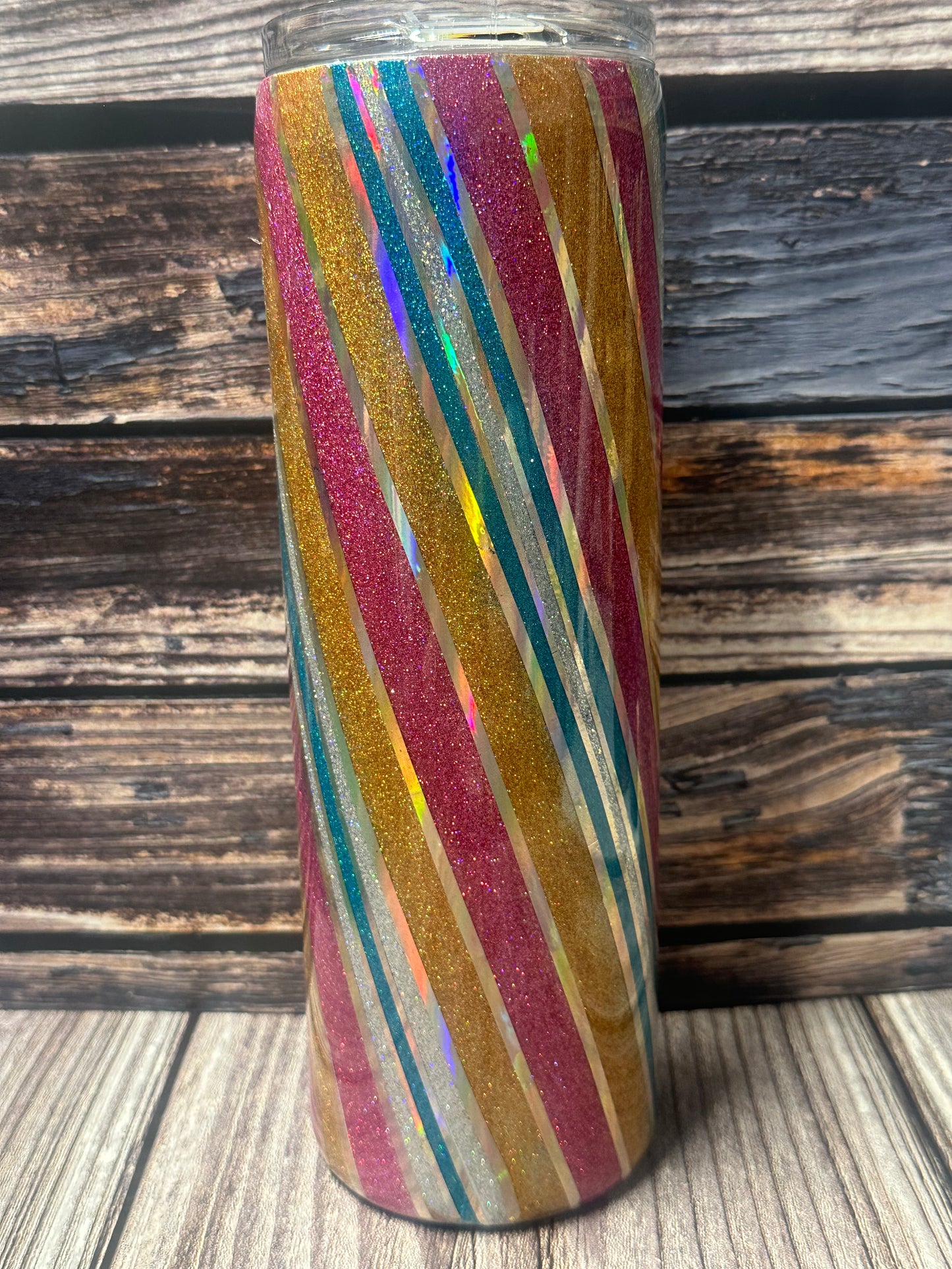 30 oz Twisted glitter tumbler