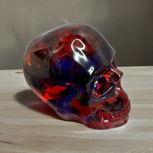 Large skull with stars inside