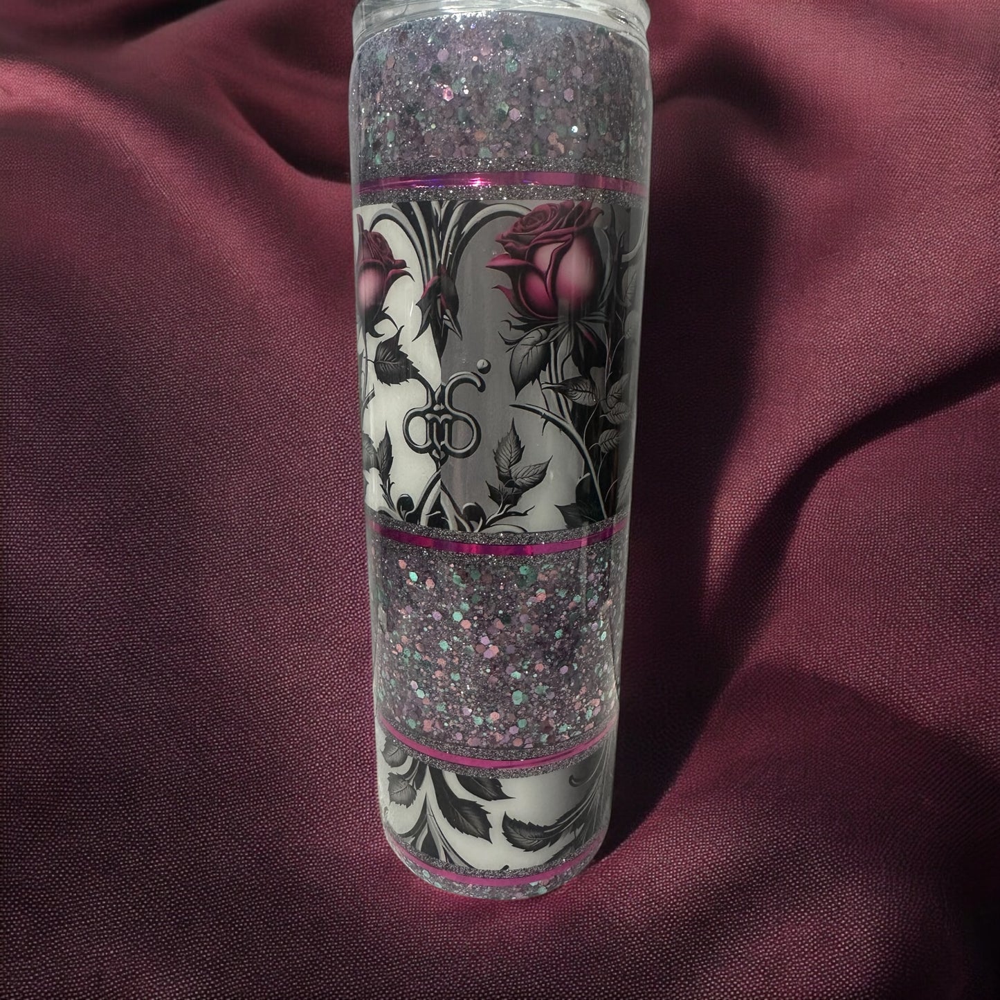 Glitter and Roses 30 oz tumbler