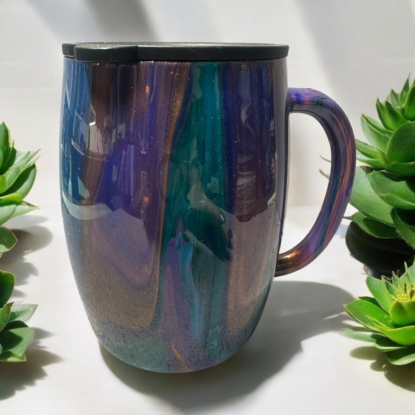 Amazing colorful coffee cup 14 oz