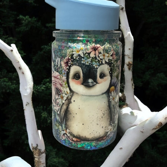 Kids 10 oz Snow globe with pinguin